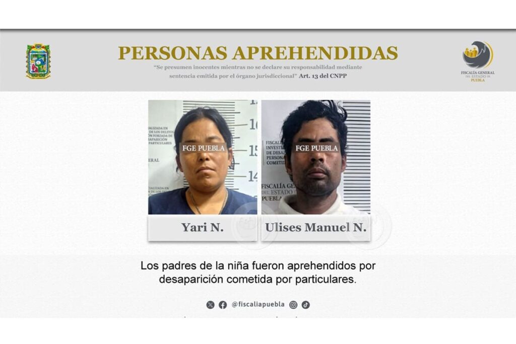 Padres de la niña Neri Sánchez mintieron, la niña desapareció hace tres meses