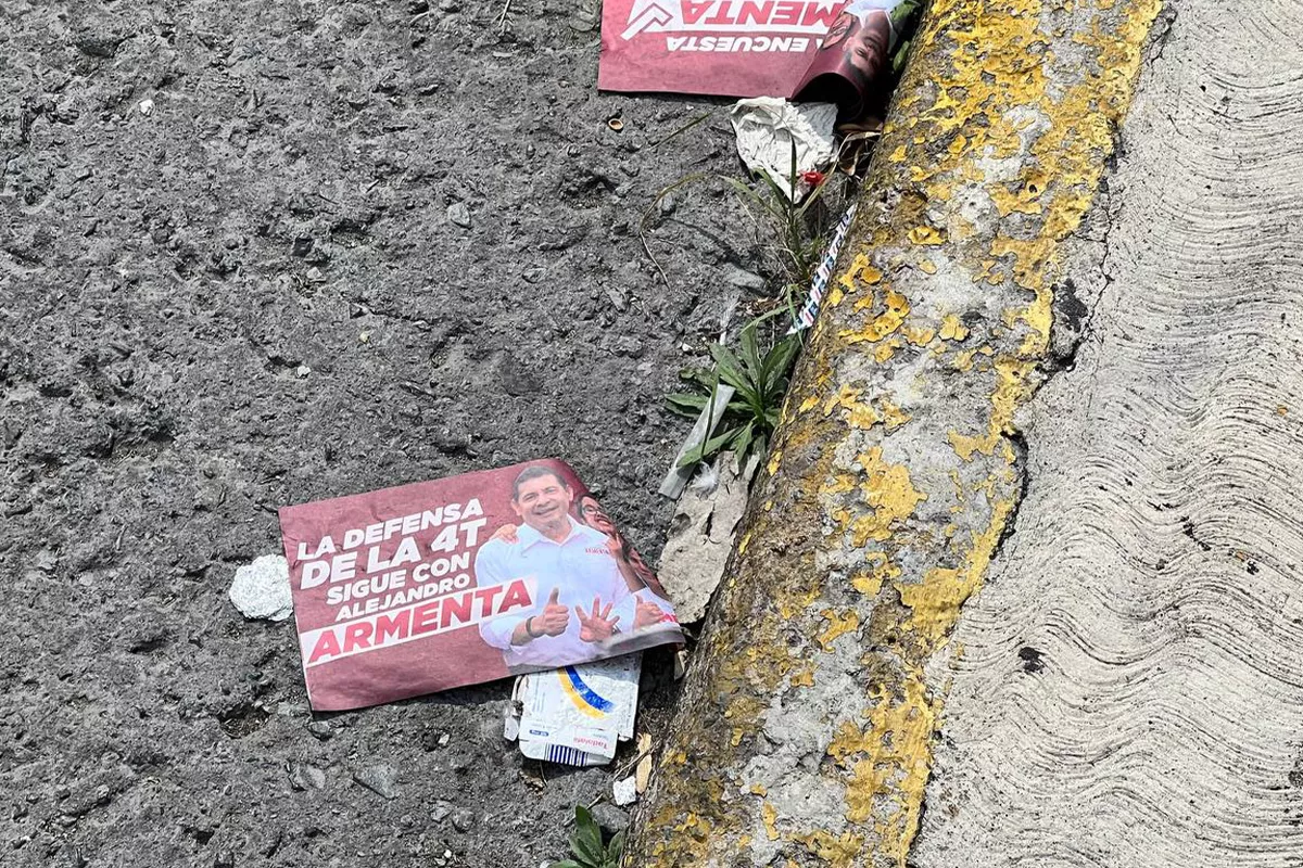 Propaganda de aspirantes de Morena a la gubernatura de Puebla 5