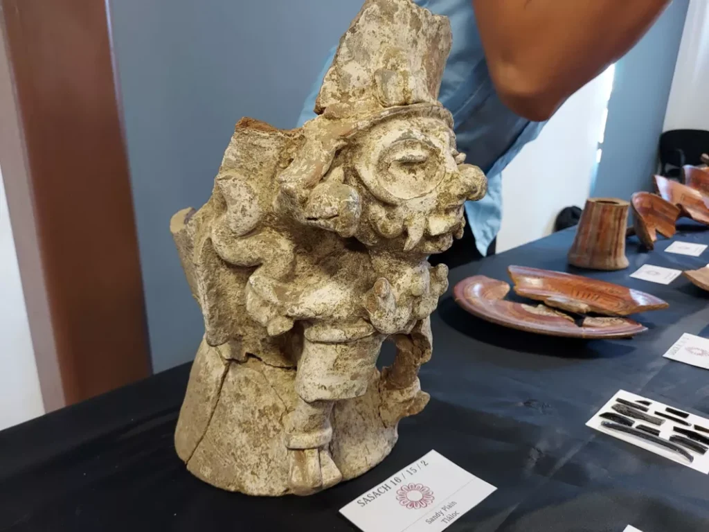 Vestigios encontrados en San Andres Cholula