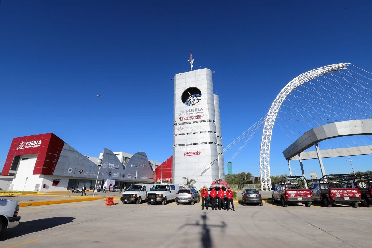 Con rehabilitación de arco, gobierno estatal robustece seguridad en región de Huejotzingo 1 arcos de seguridad