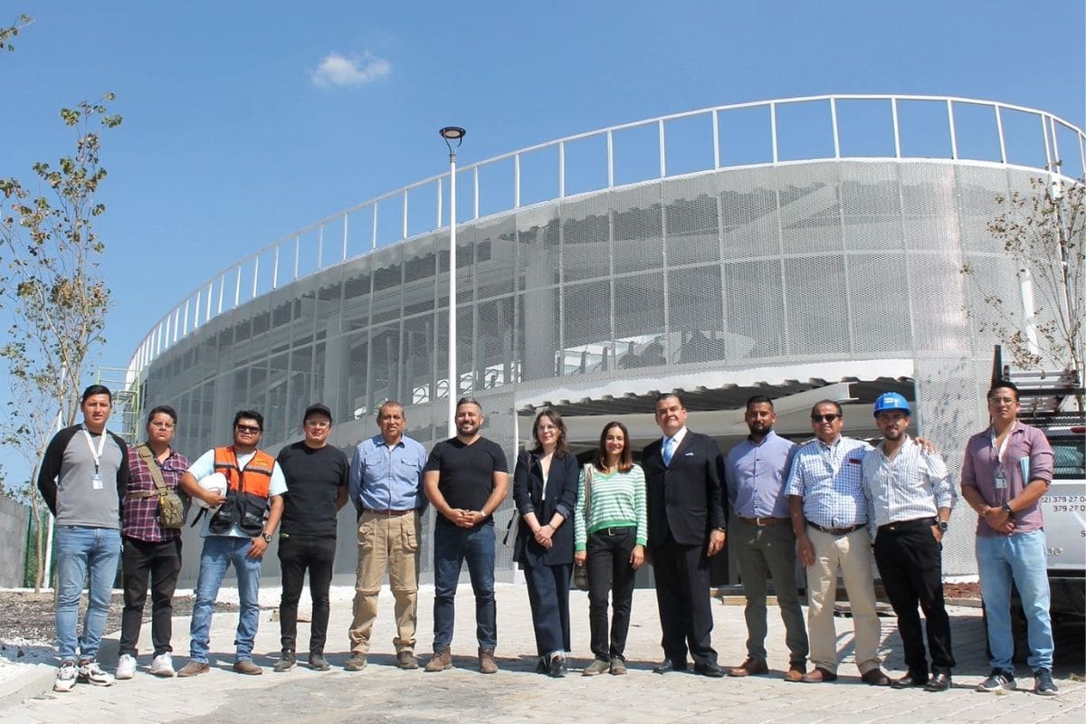 Gobierno Municipal de Puebla y Agencia Francesa de Desarrollo supervisan construcción de biciestacionamiento 1 Puebla