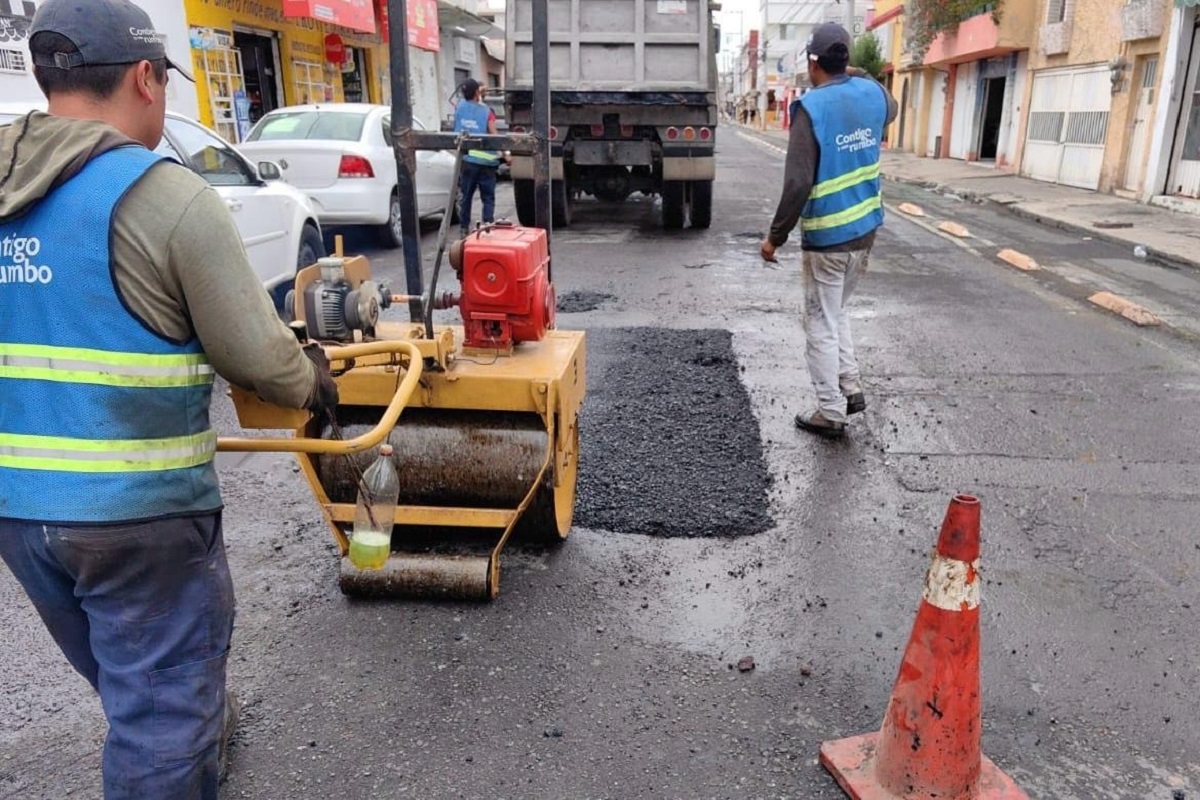 Más de dos mil baches atendidos en últimos días por el Ayuntamiento de Puebla 8 baches