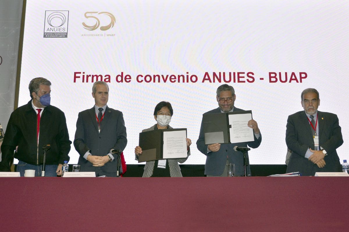 BUAP y ANUIES firman convenio de colaboración en beneficio de profesores de tiempo parcial en las IES 1 BUAP