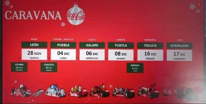 Caravana Coca Cola 2023 en Puebla 
