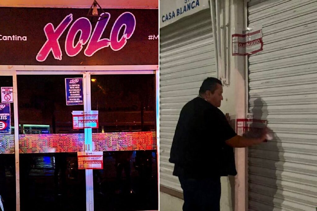 clausura de antros y bares en puebla