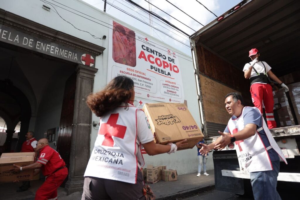 cruz roja Puebla