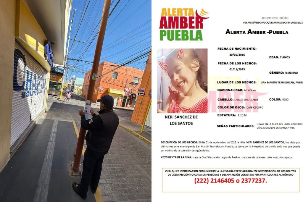 desaparece neri sanchez de 7 anos