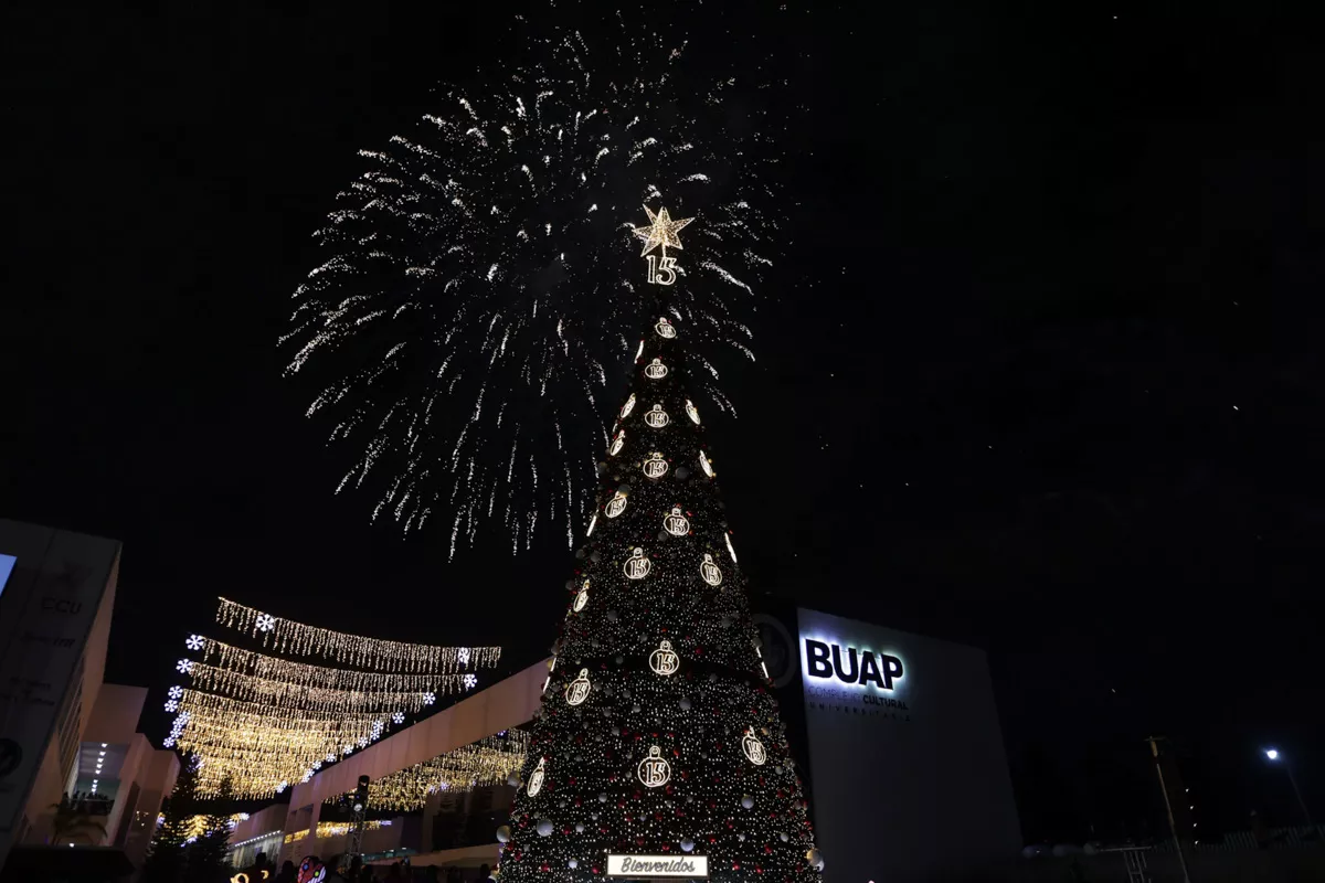 encendido Arbol Navideno BUAP Lilia Cedillo 9