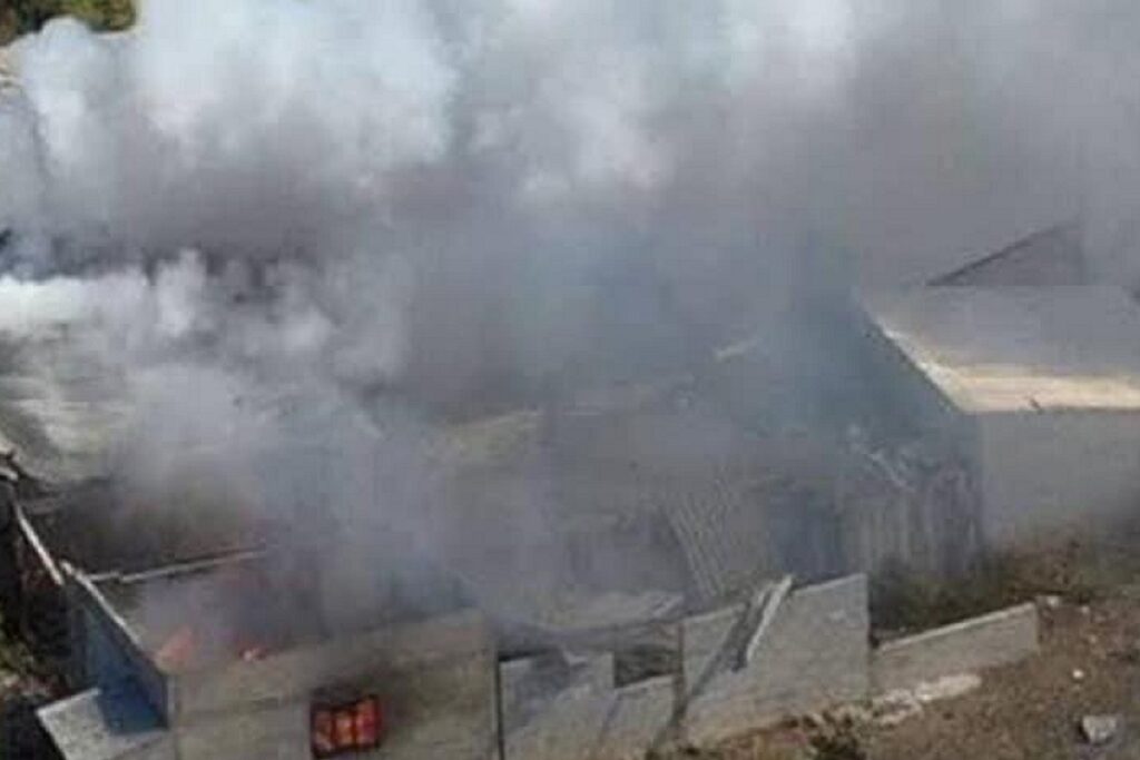 explosión del polvorín de Xiutetelco