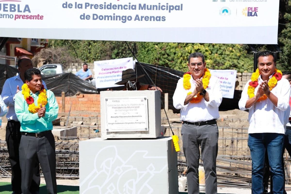 Gobierno de Puebla invierte 19.6 mdp para presidencia municipal de Domingo Arenas 8 presidencia municipal de Domingo Arenas