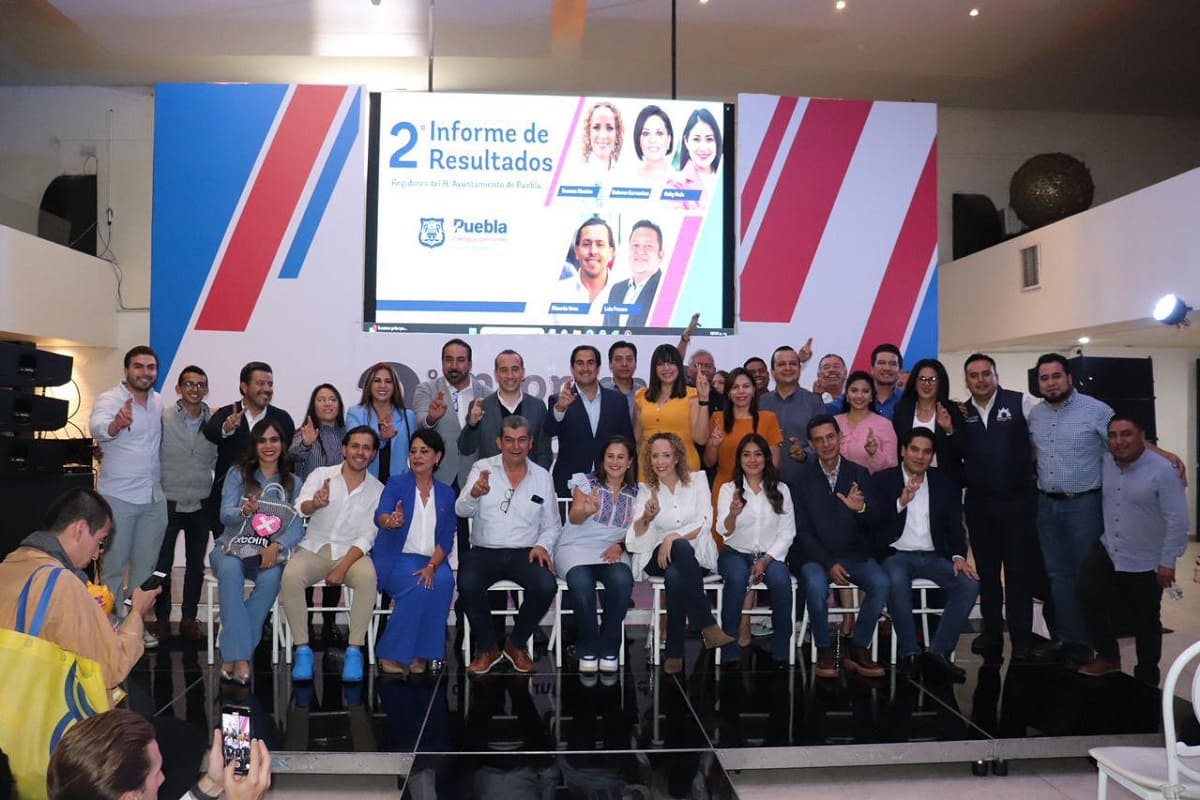 Regidores arropan a Mario Riestra rumbo a la alcaldía de Puebla en 2024 1 informe de regidores Puebla