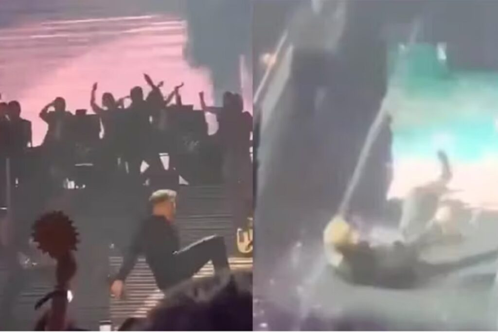 luis miguel se cae en pleno show