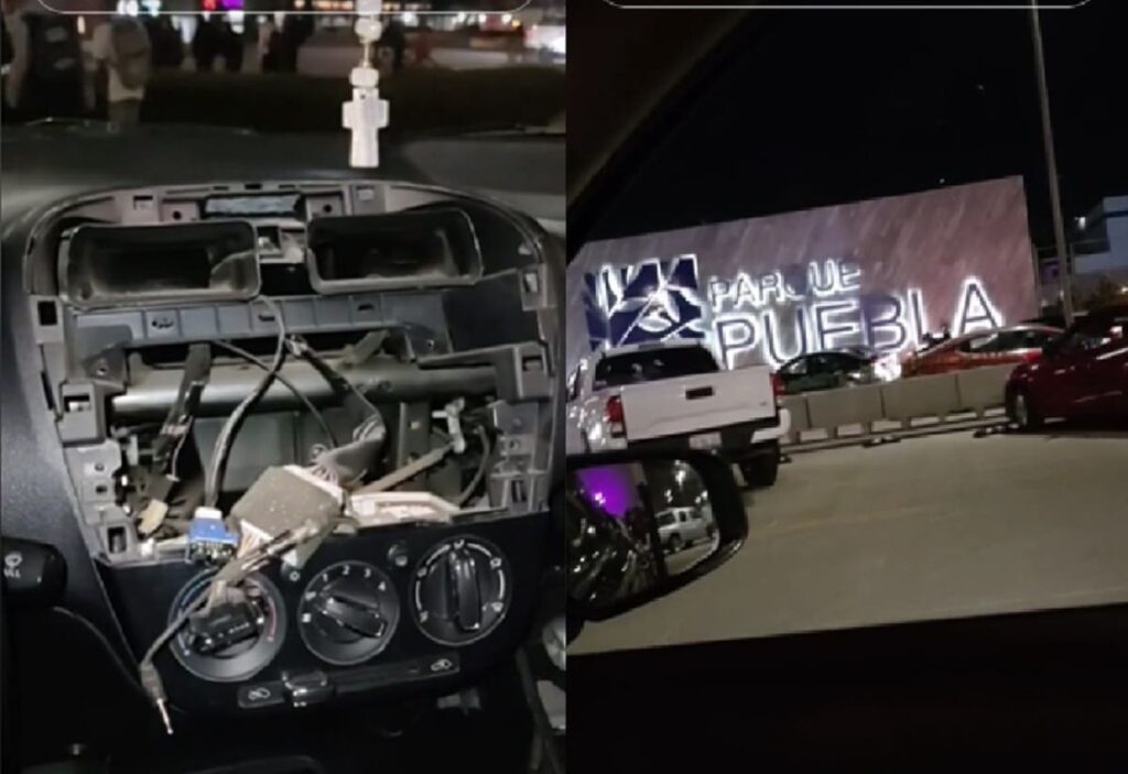 parque puebla robo de autos