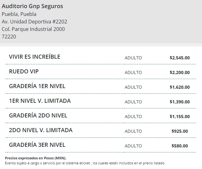 precios yuridia en puebla