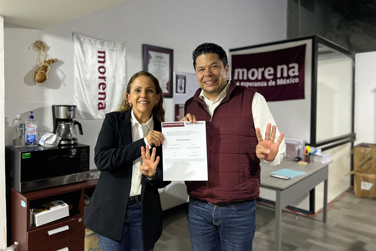 Biestro se registra oficialmente en Morena como aspirante a la alcaldía de Puebla 1 registro biestro alcaldia de Puebla
