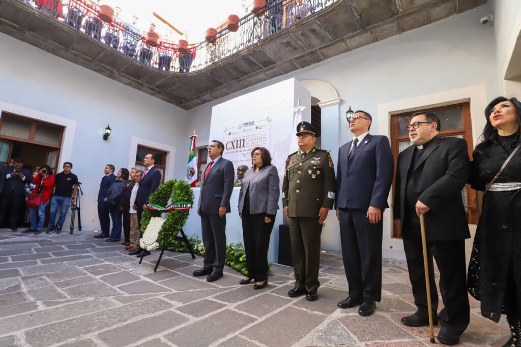 Sergio Salomón ceremonia Revolución Mexicana