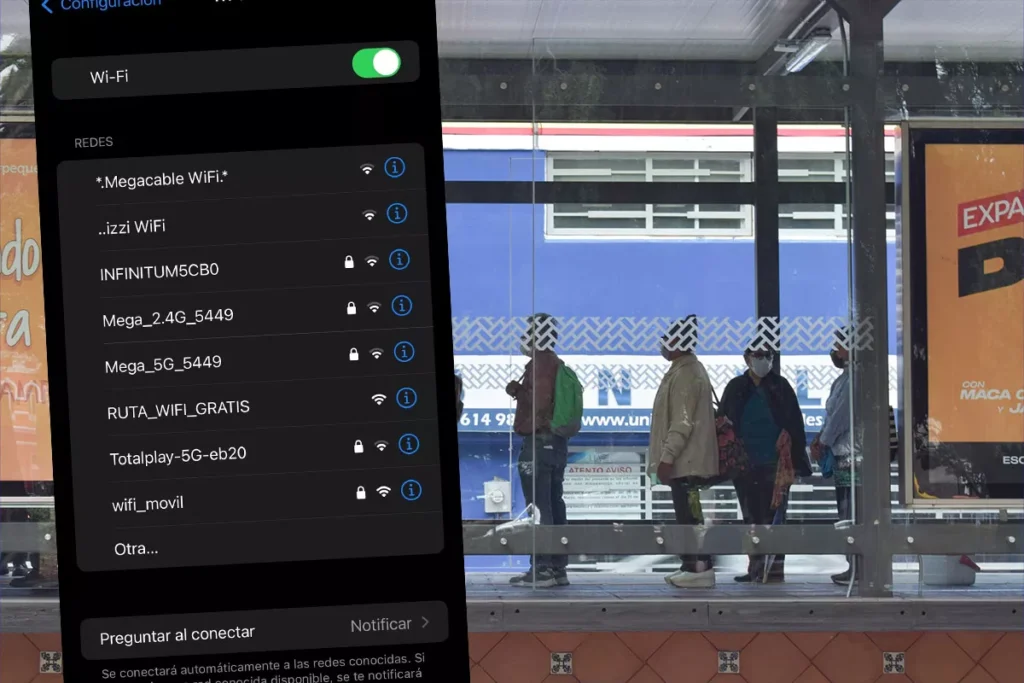 En cualquier unidad del metrobus en Puebla busca la red RUTA WIFI GRATIS