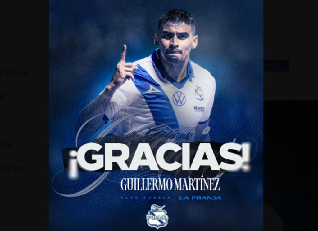 Memo Martinez deja al Puebla