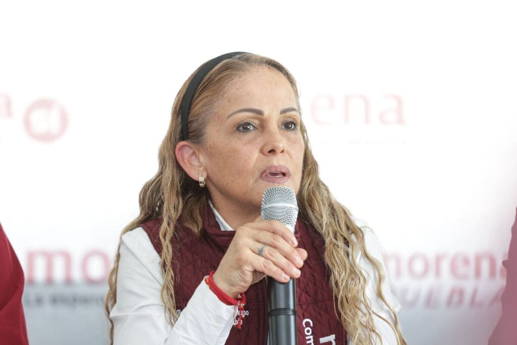 Dirigente estatal de Morena, Olga Romero Garci Crespo