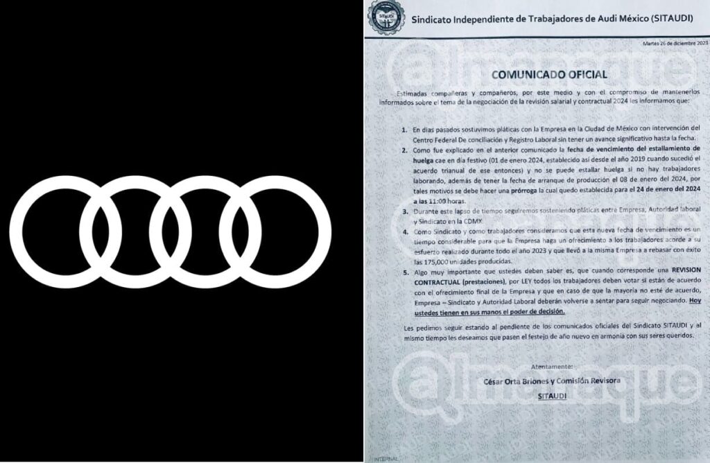 audi revision salarial 2024