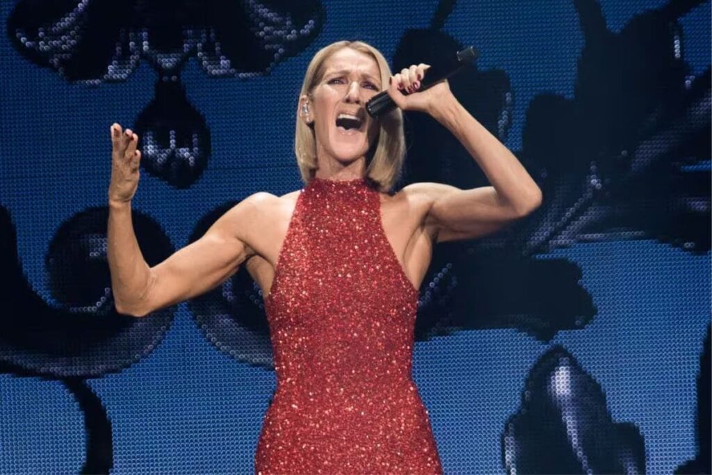 Celine Dion con síndrome de persona rígida