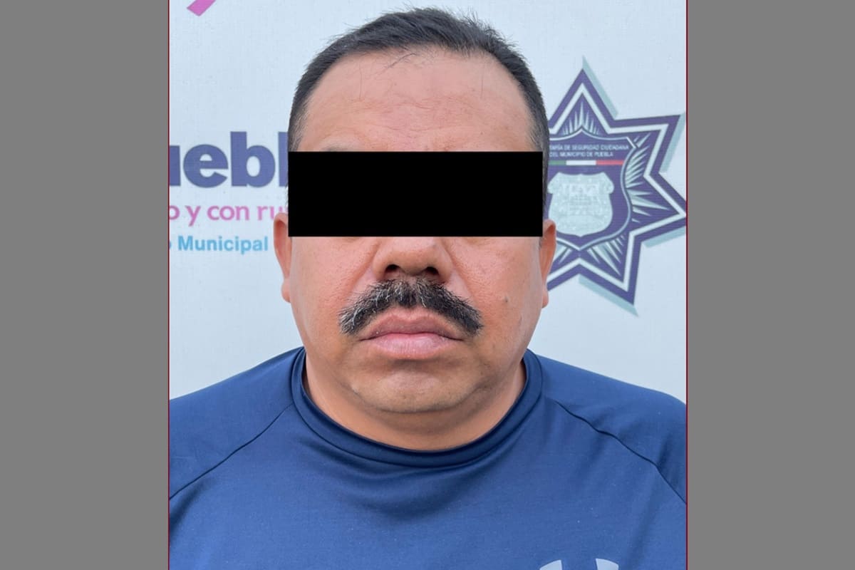 Policía municipal de Puebla detuvo a "El Bigotes", uno de los principales operadores de "Los Castores" 1 detienen a el bigotes en puebla 1