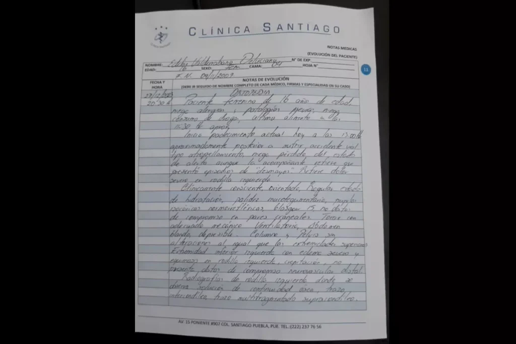 documento rodilla fractura