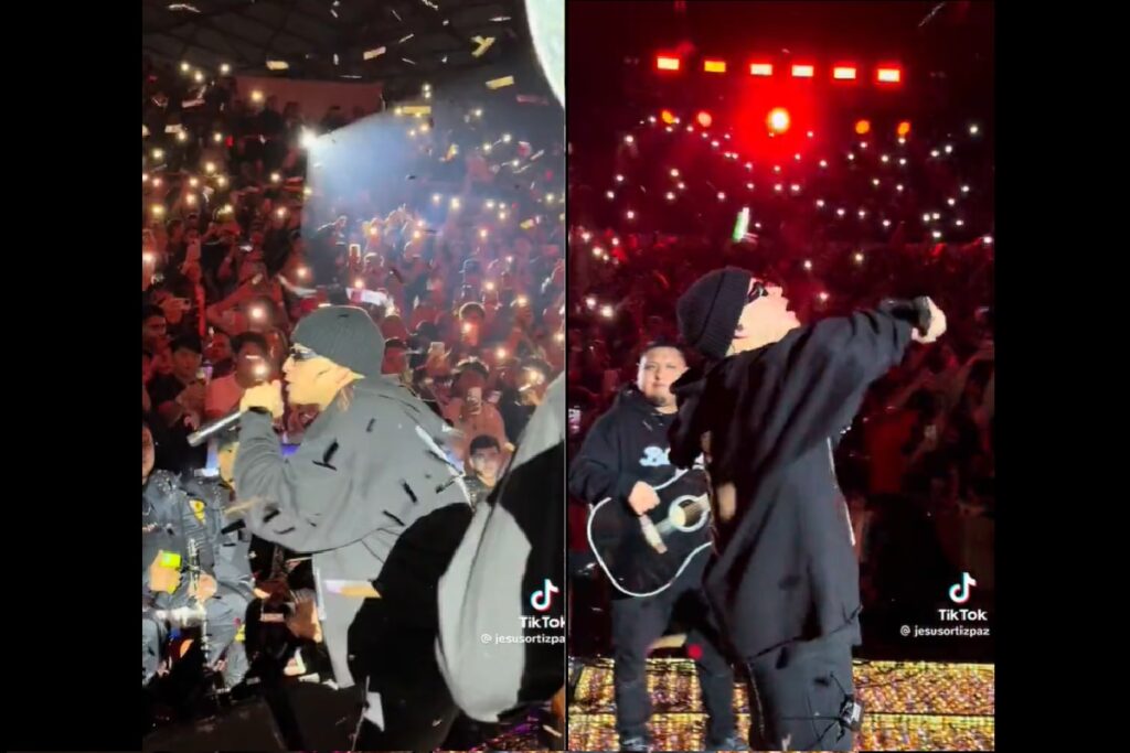 Fuerza Régida dio un show en el que además de las guitarras y el tololoche, llevaron banda sinaloense.