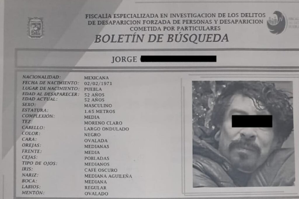 Hallan sin Vida a Jorge C desaparecido en puebla