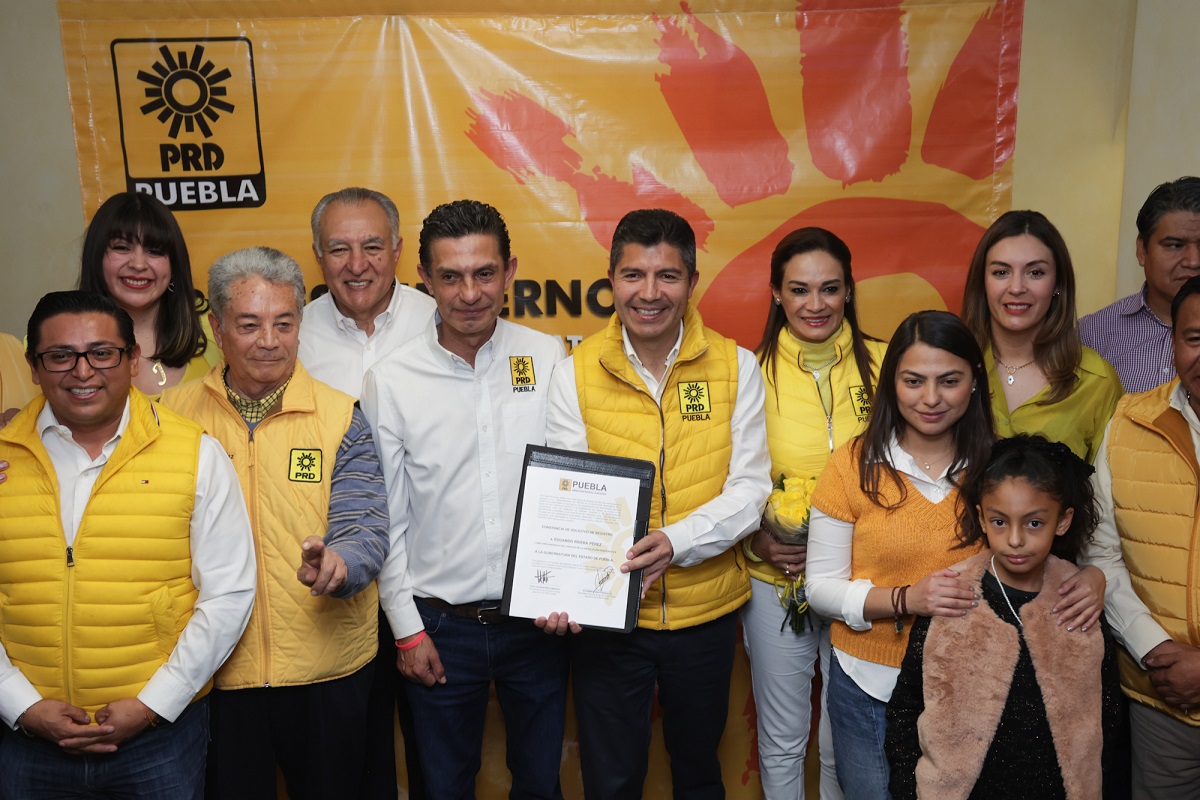 “El PRD está más vivo que nunca”: Lalo Rivera se registra para ser precandidato a la gubernatura de Puebla 1 Eduardo Rivera se registra como precandidato PRD