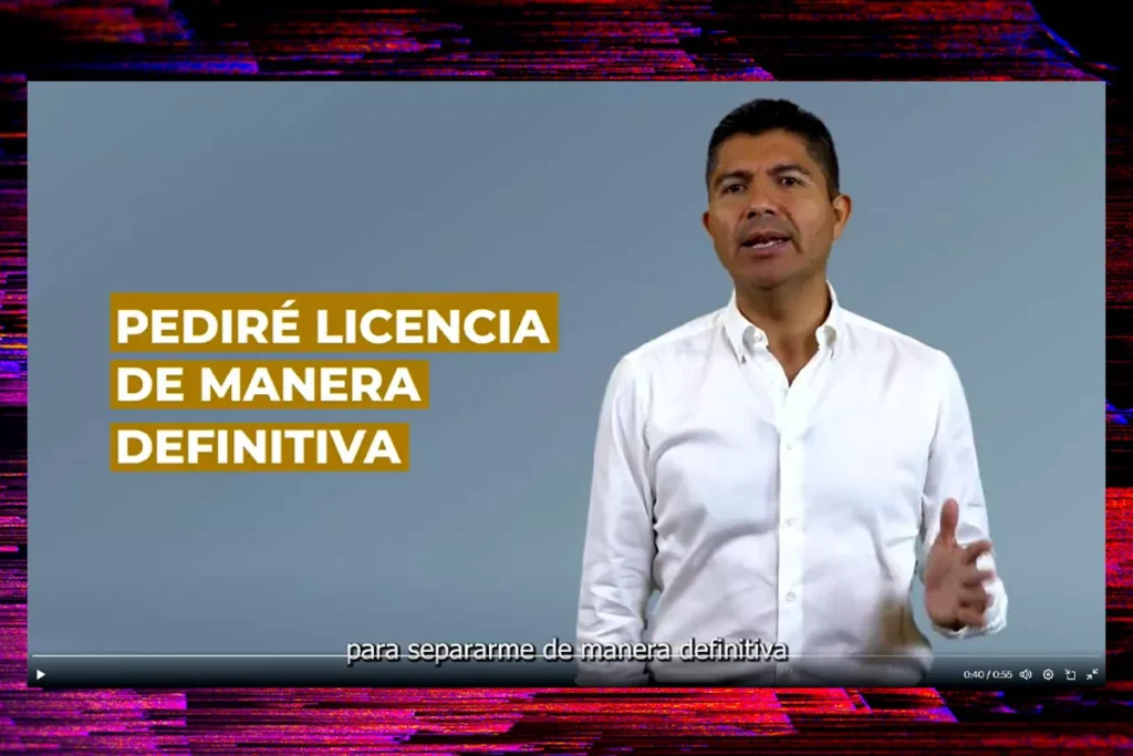 Elecciones 2024 eduardo rivera pedirá licencia definitiva para buscar la gubernatura de Puebla