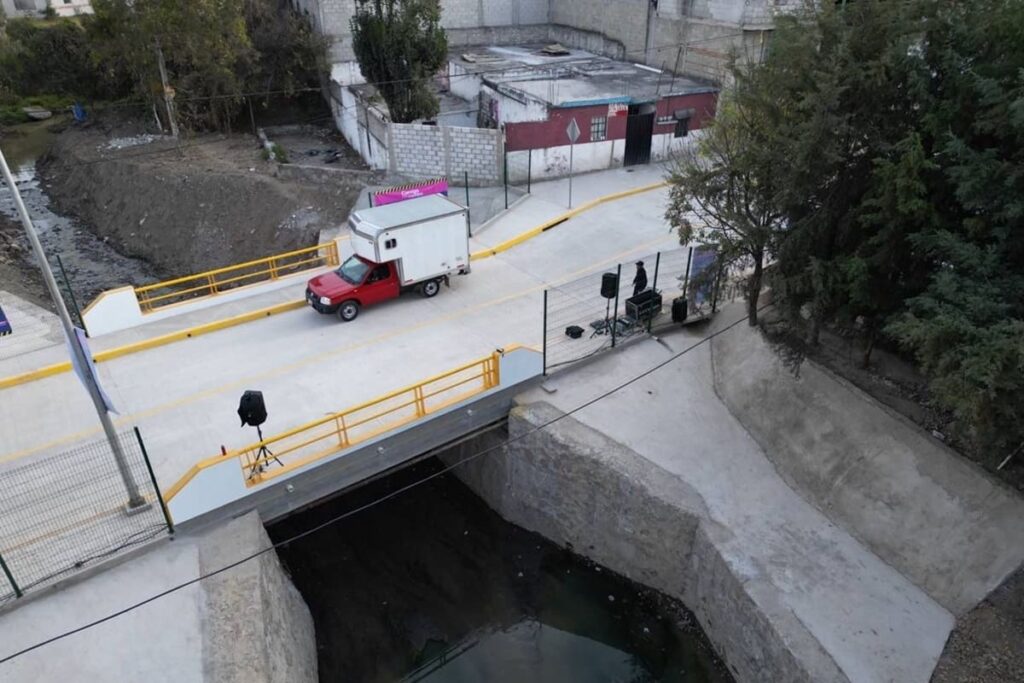 Ayuntamiento de Puebla inaugura puente vehicular en San Sebastián de Aparicio