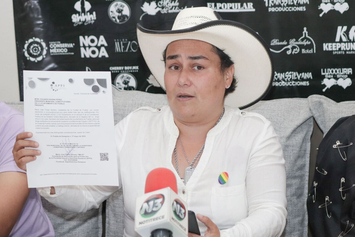 Alianza Mexicana de Marchas LGBTQ+ se deslinda de Majo Serrano, "activista" poblana 1 ONG se deslinda de Majo Serrano