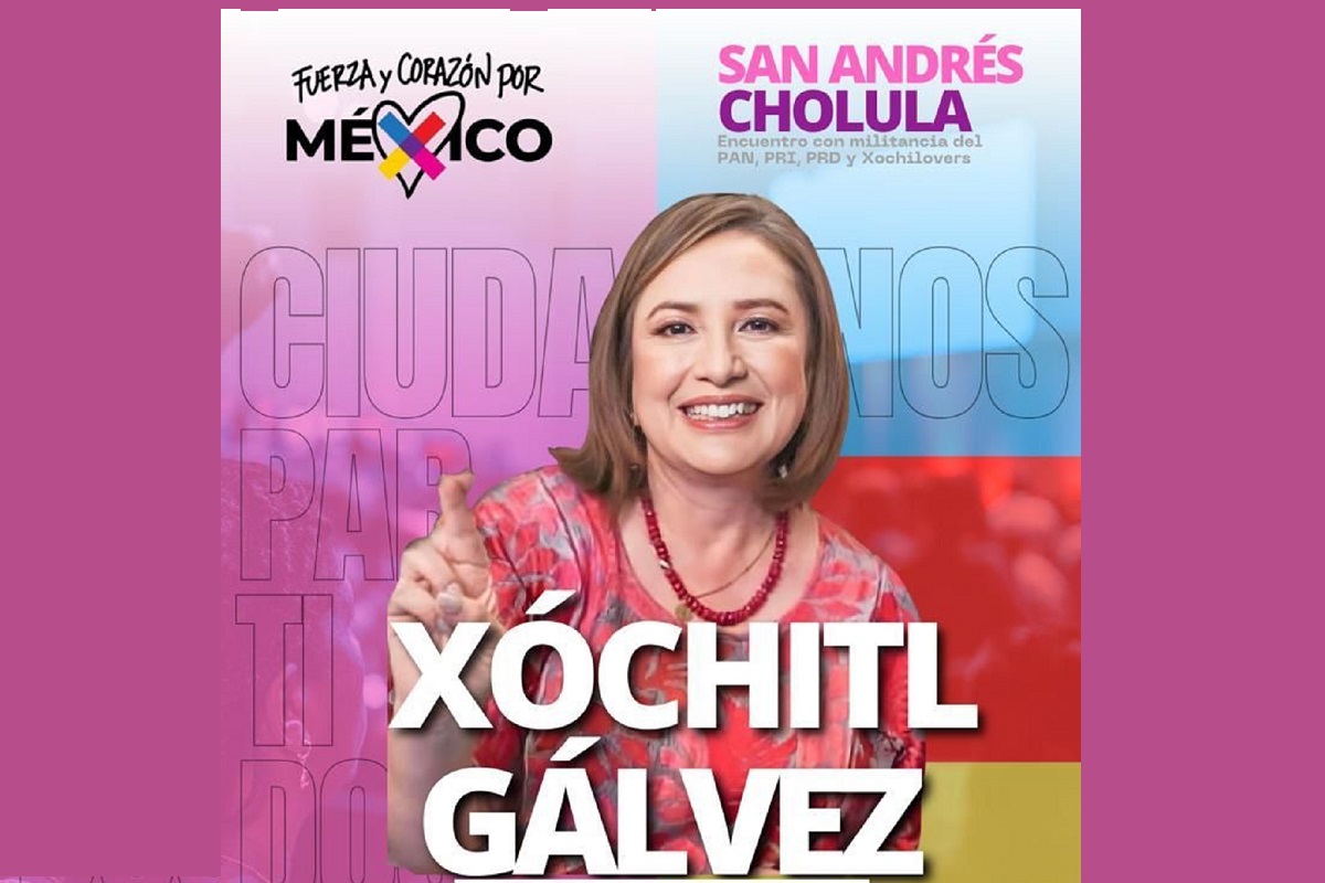 Xóchitl Gálvez en Puebla: estará en San Andrés Cholula el 14 de diciembre 1 Xóchitl Gálvez en Puebla