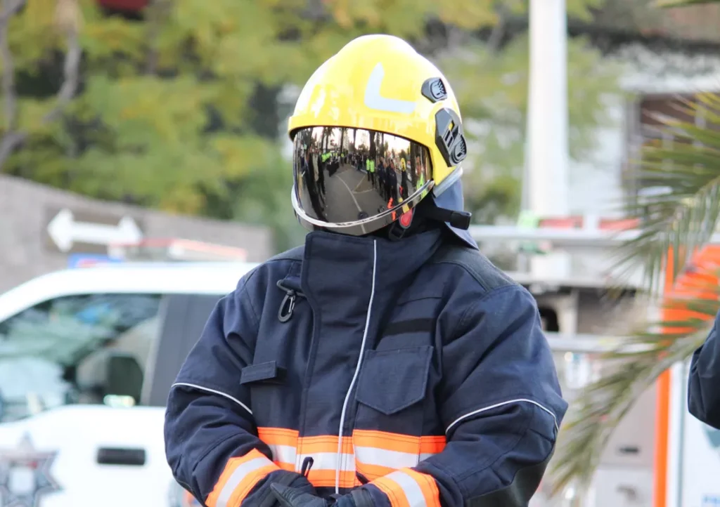 Adan Dominguez entrega equipo policial Puebla 4