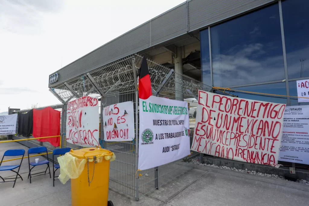 Audi Huelga Puebla instalaciones 4
