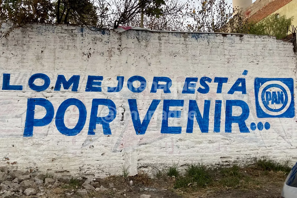 PAN utiliza frase de Moreno Valle para pintar bardas en Puebla 1 PAN utiliza frase de Moreno Valle para pintar bardas en Puebla