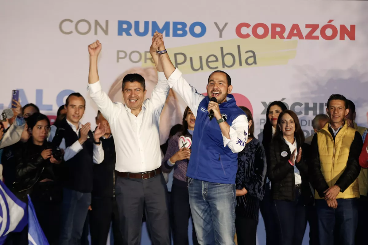 Eduardo Rivera cierre de precampana Xochitl Galvez Mario Riestra 10