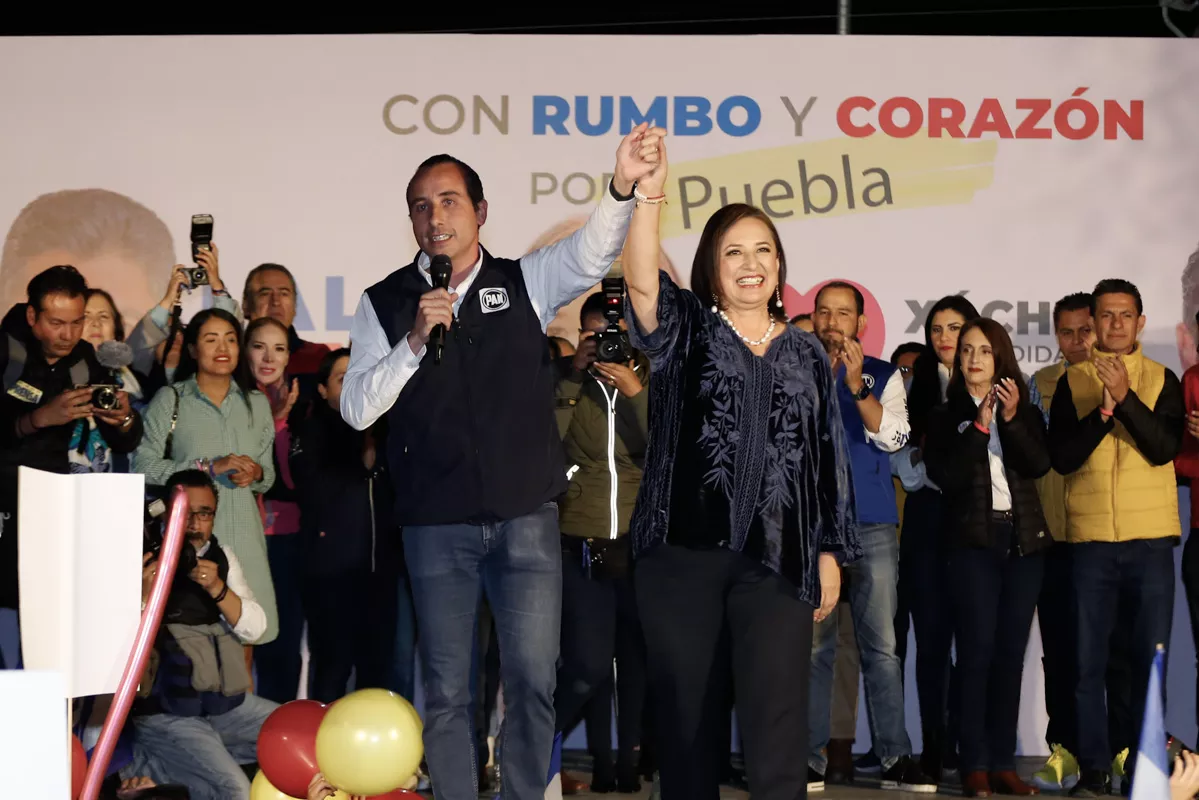 Eduardo Rivera cierre de precampana Xochitl Galvez Mario Riestra 8