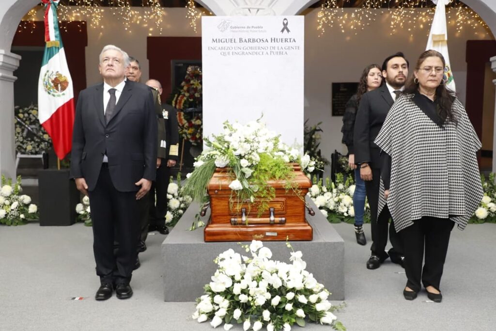 ¿Cuánto costaron los funerales de Martha Erika y Barbosa, exgobernadores de Puebla? 12 Funeral de Miguel Barbosa 1