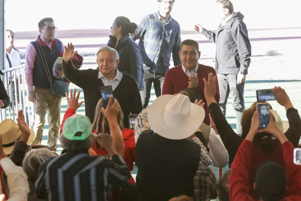 Gira de AMLO en Tepeaca