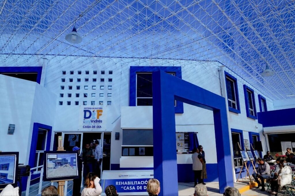 Inauguran Mundo Tlatehui y Lupita Cuautle, rehabilitación de Casa de Día