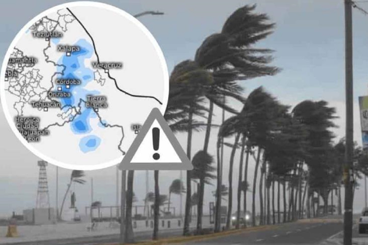 Emiten alerta gris en Veracruz por frente frío 26; se esperan vientos de hasta 100 km 1 alerta gris en veracruz