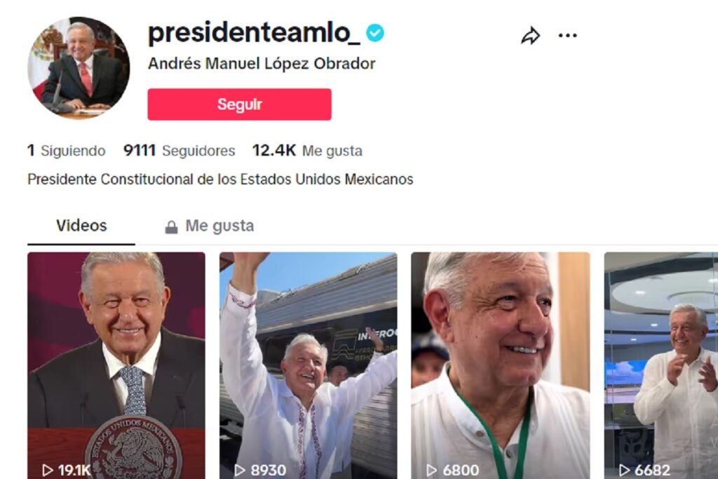 "Me cepillaron", dice AMLO tras no ser nominado a los premios Esland 2024 6 amlo abre cuenta en tiktok