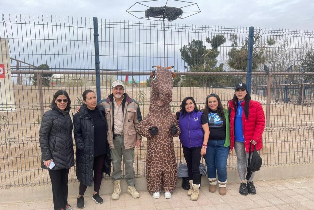 así se despidieron de la jirafa benito en ciudad juárez