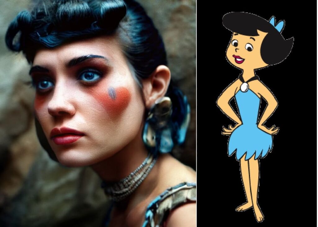 Inteligencia Artificial da vida a Los Picapiedra en imágenes sorprendentes 11 betty marmol