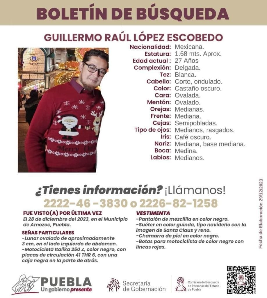 Desaparece Raúl López Escobedo 