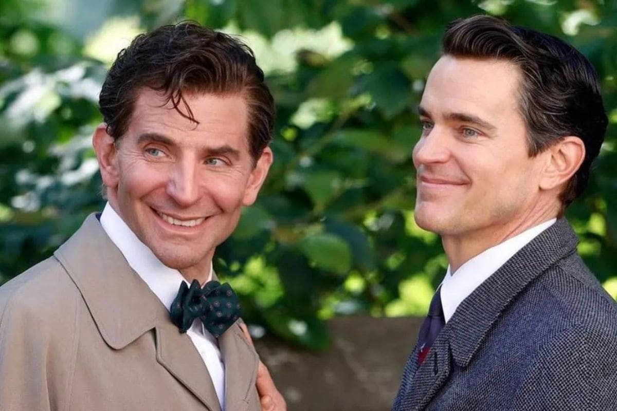 El beso entre Bradley Cooper y Mat Bomer que impactó a Hollywood 1 Bradley Cooper besa a Mat Bomer