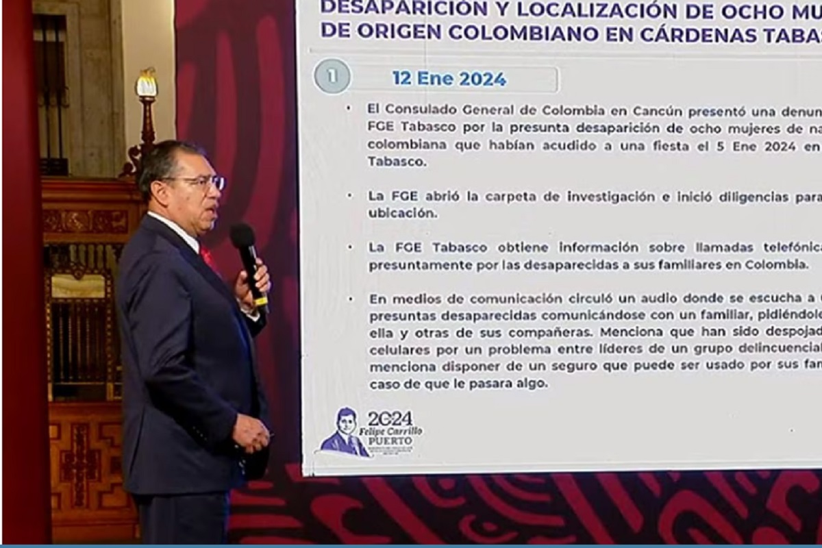 7 de las 8 colombianas localizadas en Tabasco serán deportadas por falsear información: SSPC 1 colombianas en tabasco seran deportadas por falsear informacion