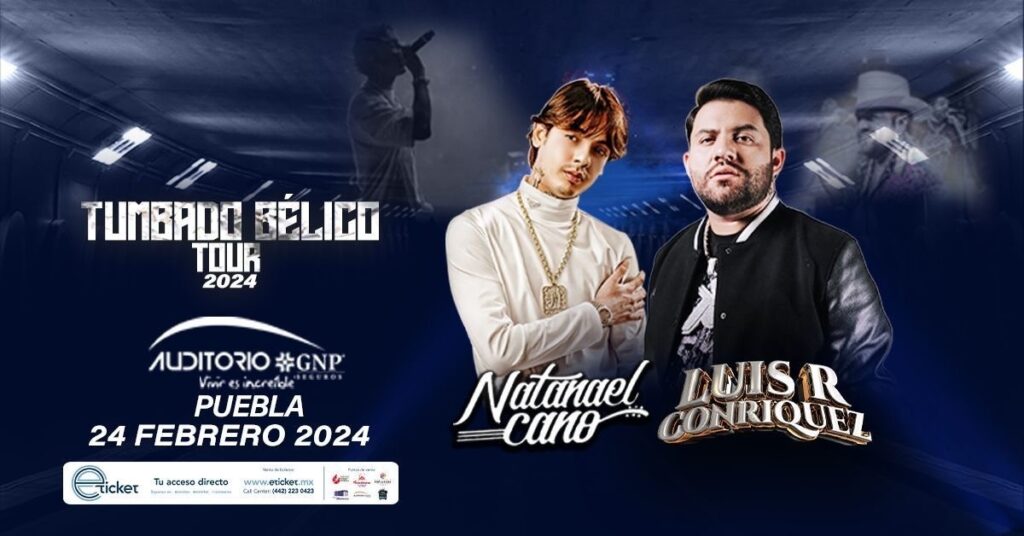 concierto natanael cano tour tumbado 2024 puebla
